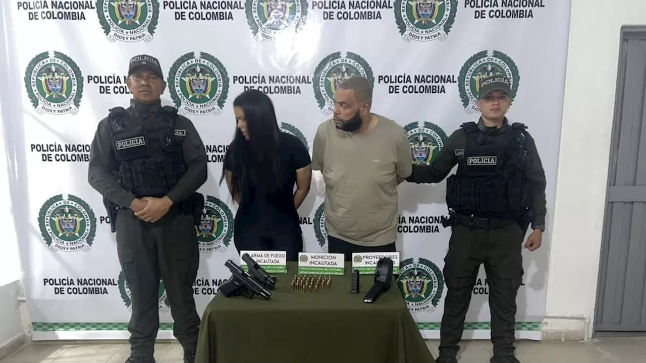 A ‘El Dominicano’ le encontraron armas y estaba acompañado de una mujer