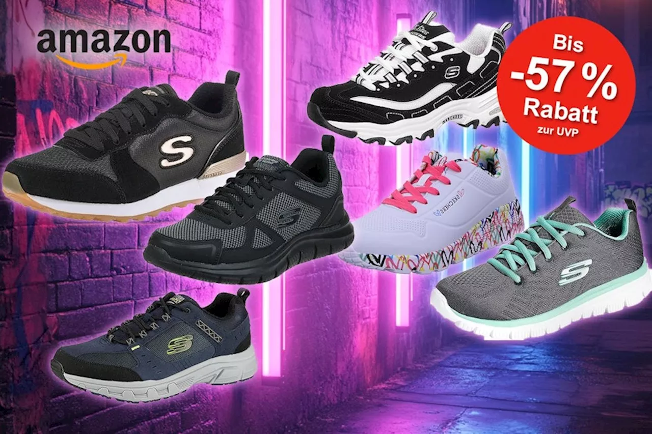 Mega-Rabatte beim Skechers Wintersale auf Amazon: Stylische Damen- und Herren-Sneaker jetzt bis zu 57%