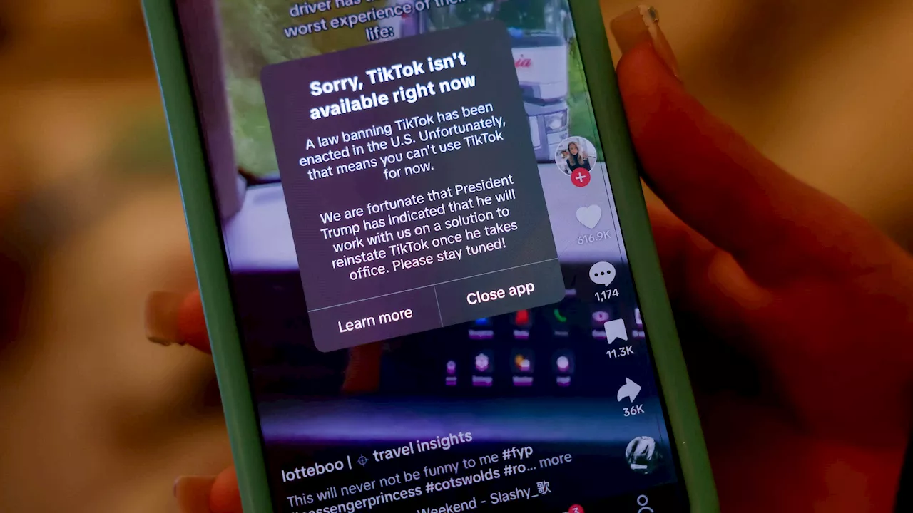 Tiktok stängs ner för 170 miljoner användare i USA