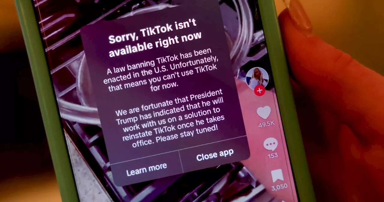 TikTok oscurata in Usa, messaggio agli utenti: “Trump lavorerà con con noi per soluzione”