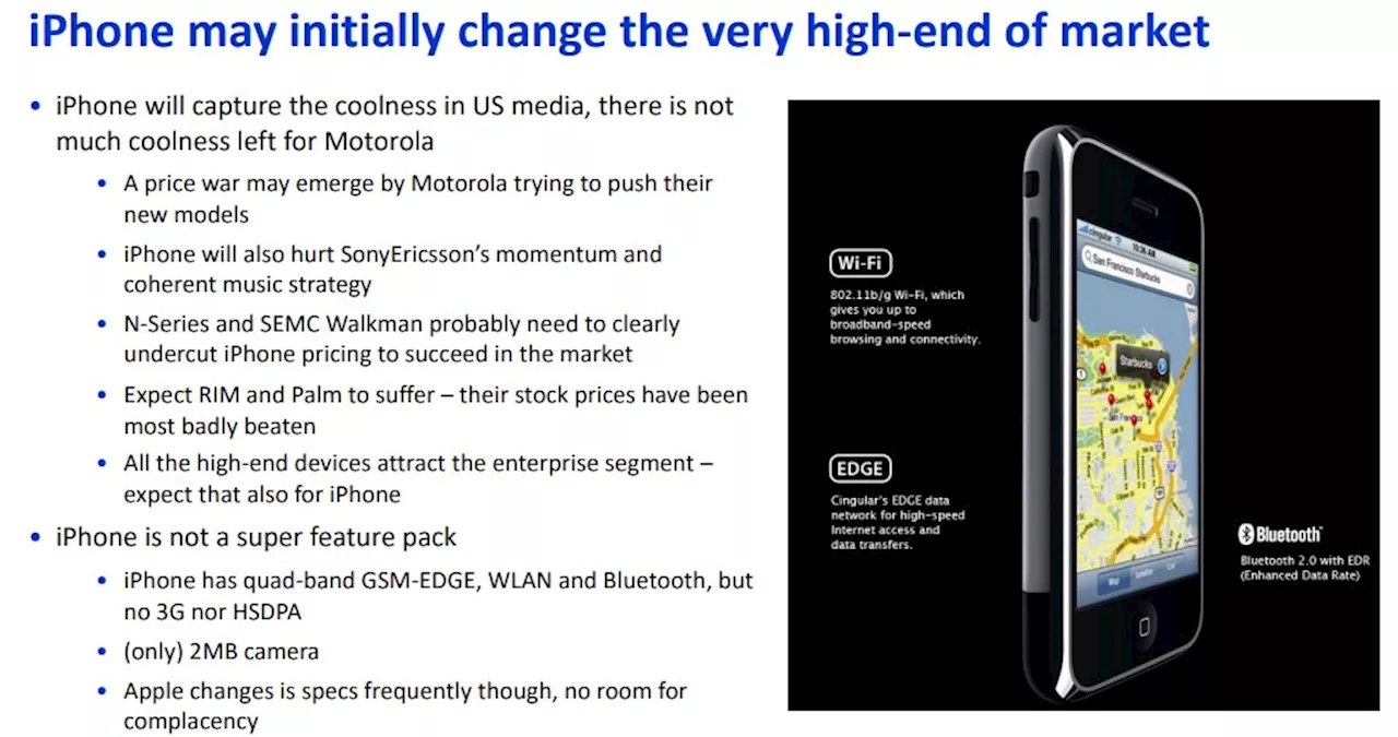 Nokias panik efter iPhone-lanseringen avslöjad! Intern presentation från 2007 visar reaktionerna.