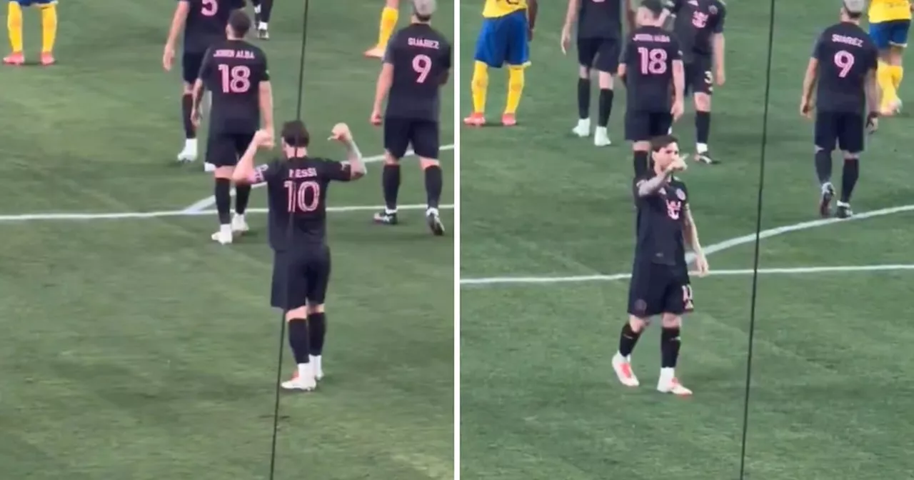 ¡Lionel Messi se BURLÓ de la afición de América! Así les festejó el argentino tras anotarle al tricampeón (VIDEO)