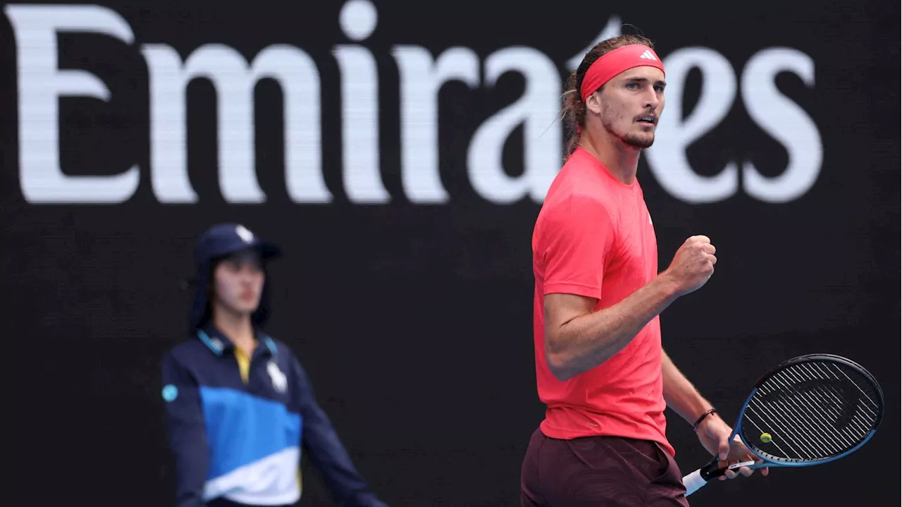 Open d'Australie : Alexander Zverev trop fort pour Ugo Humbert, les favoris passent sans problème