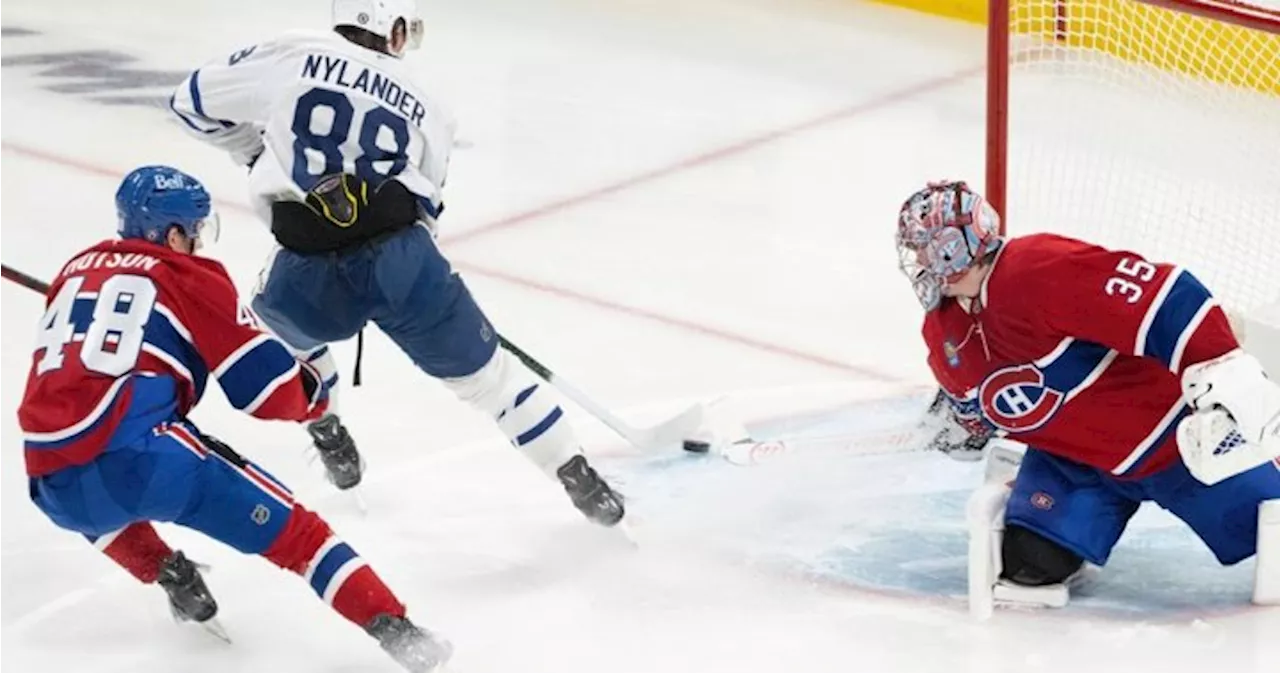 Leafs rally from three down to whip Canadiens 7-3