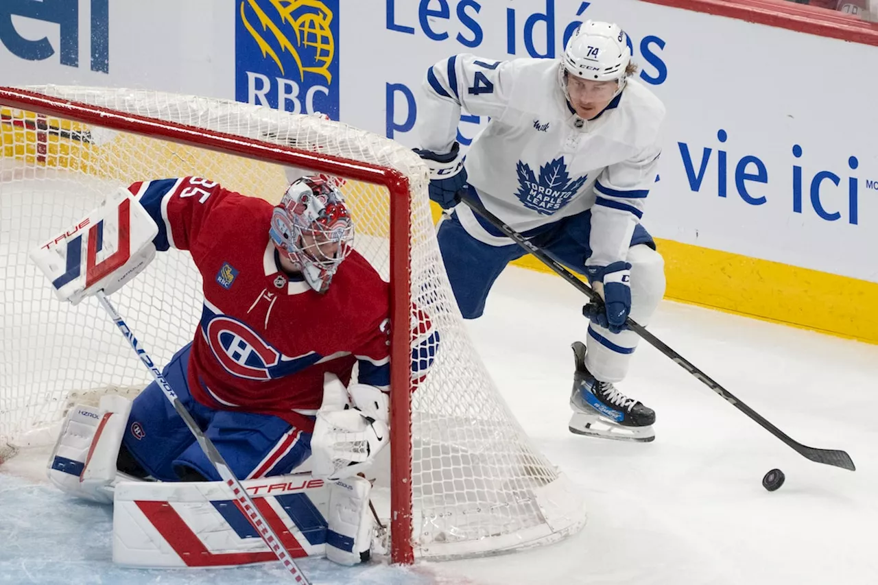 Maple Leafs rally from three down to whip Canadiens 7-3