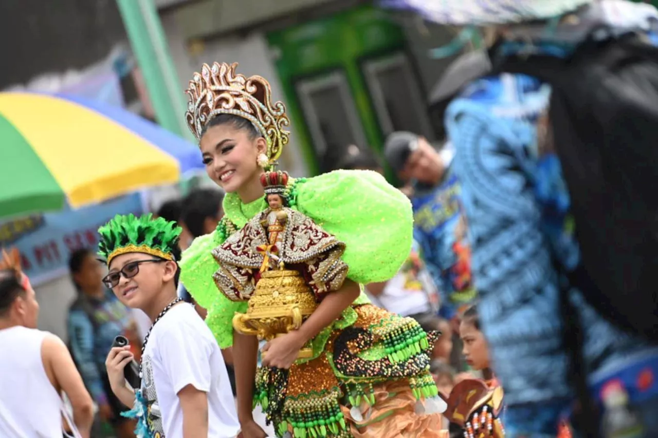 Crowds fill Cebu City streets amid the pageantry of the 2025 Sinulog Festival