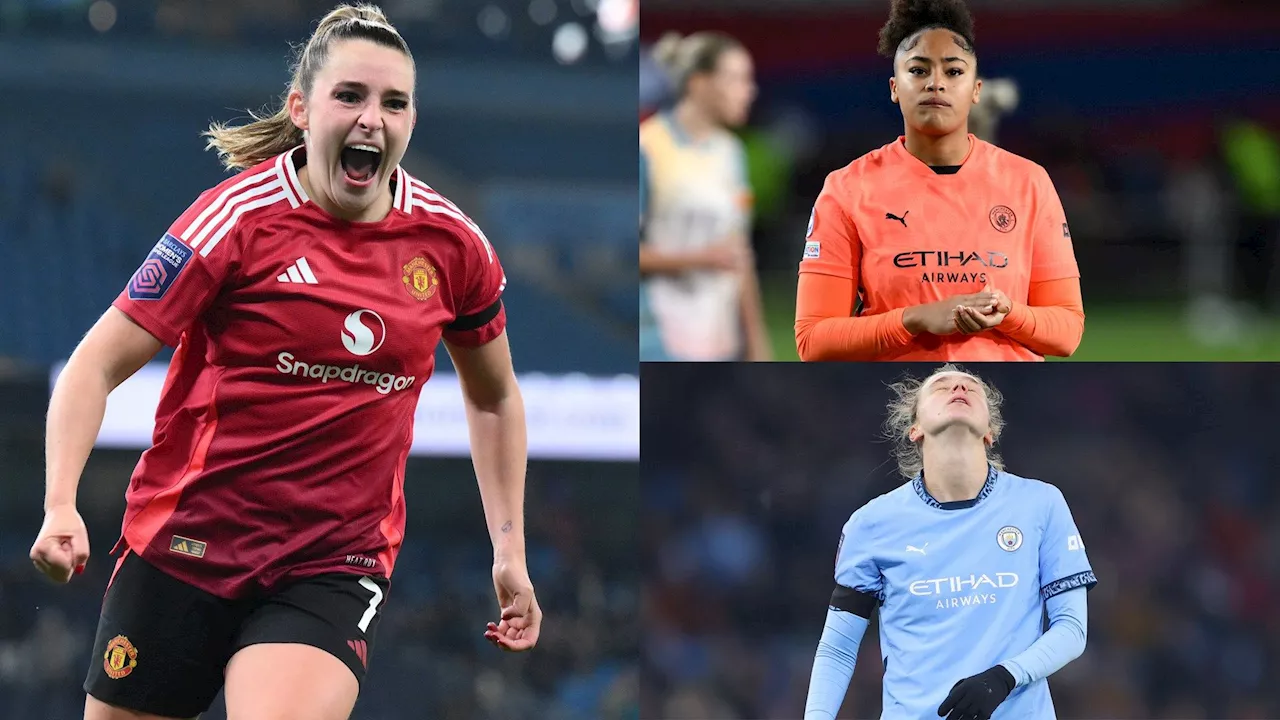 Man City women's player ratings vs Man Utd: Khiara Keating IMPLODES! Lionesses prospect endures derby nightmare as hat-trick hero Ella Toone inspires Red Devils to huge WSL victory