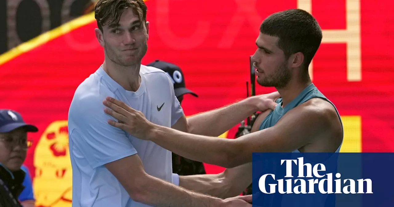 Draper retires injured as Alcaraz sets up Australian Open quarter-final with Djokovic