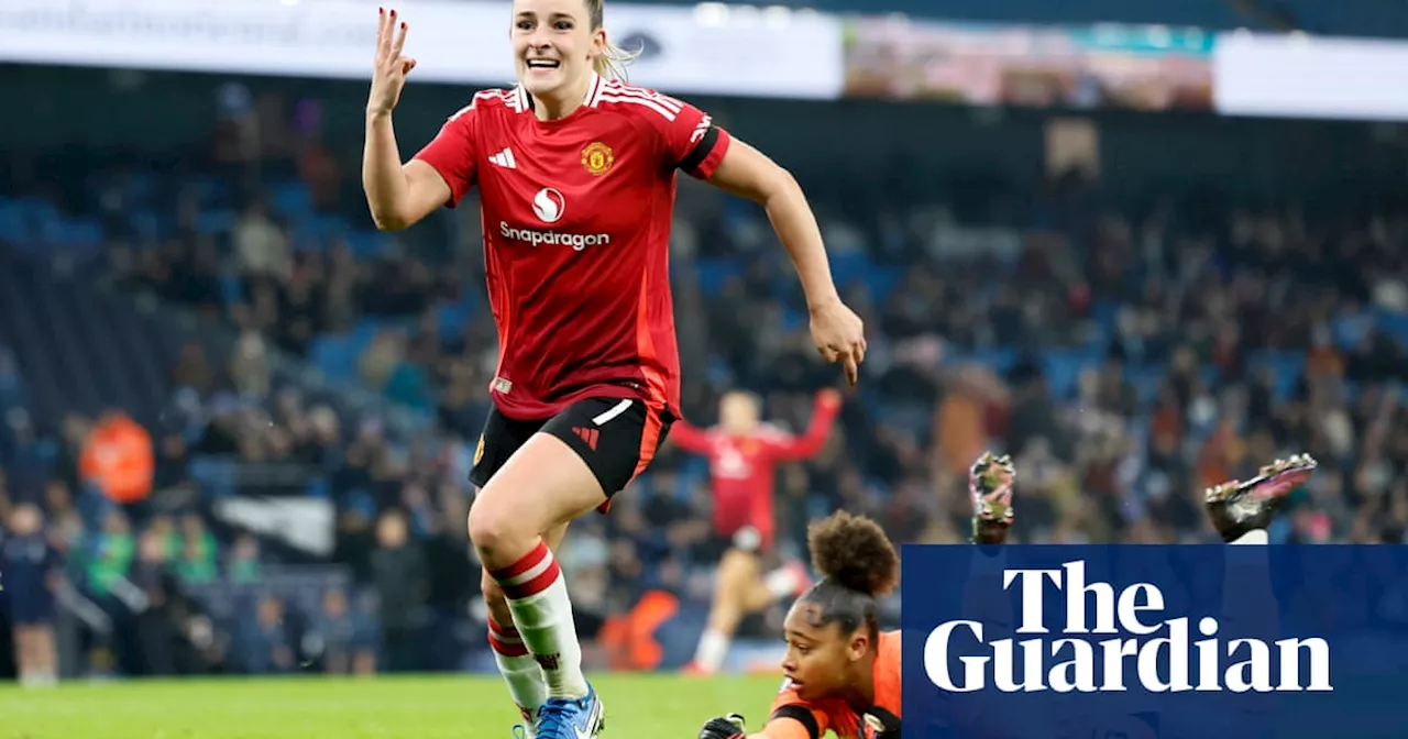 Ella Toone hits WSL hat-trick as United thrash City in Manchester derby