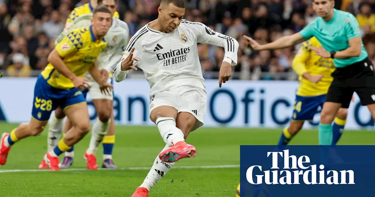 European football: Mbappé double elevates Real Madrid to La Liga summit