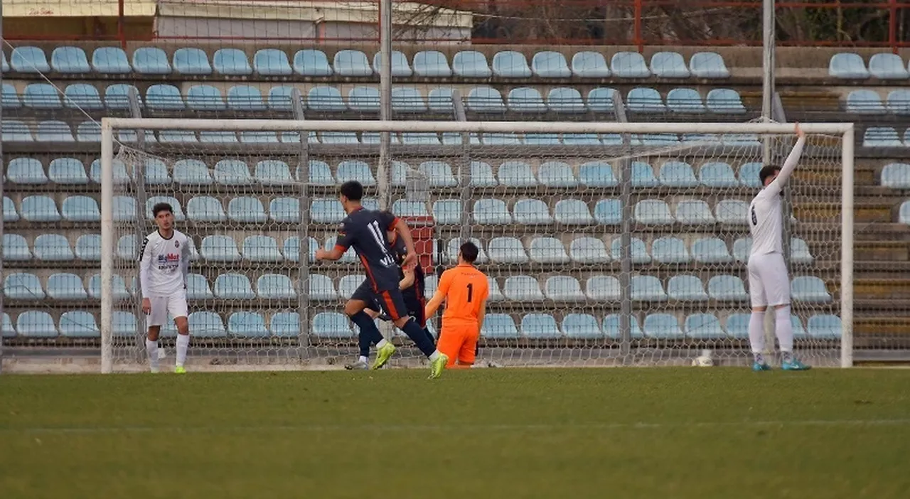 Blackout Rieti, anche l'Aranova sbanca lo Scopigno: 0-1. Foto. Ora i playout sono a 2 punti