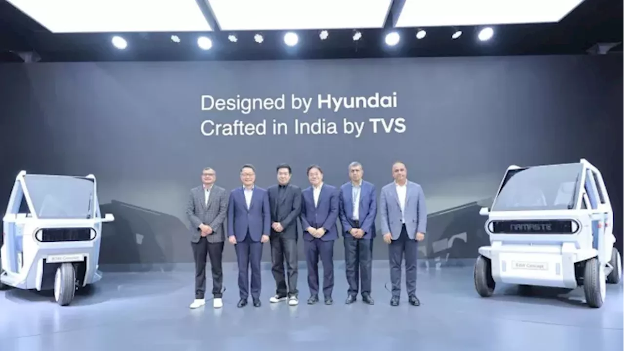 Hyundai और TVS ने की पार्टन‍रशिप, Auto Expo 2025 में पेश किए दो नए Micro Mobility Vehicle