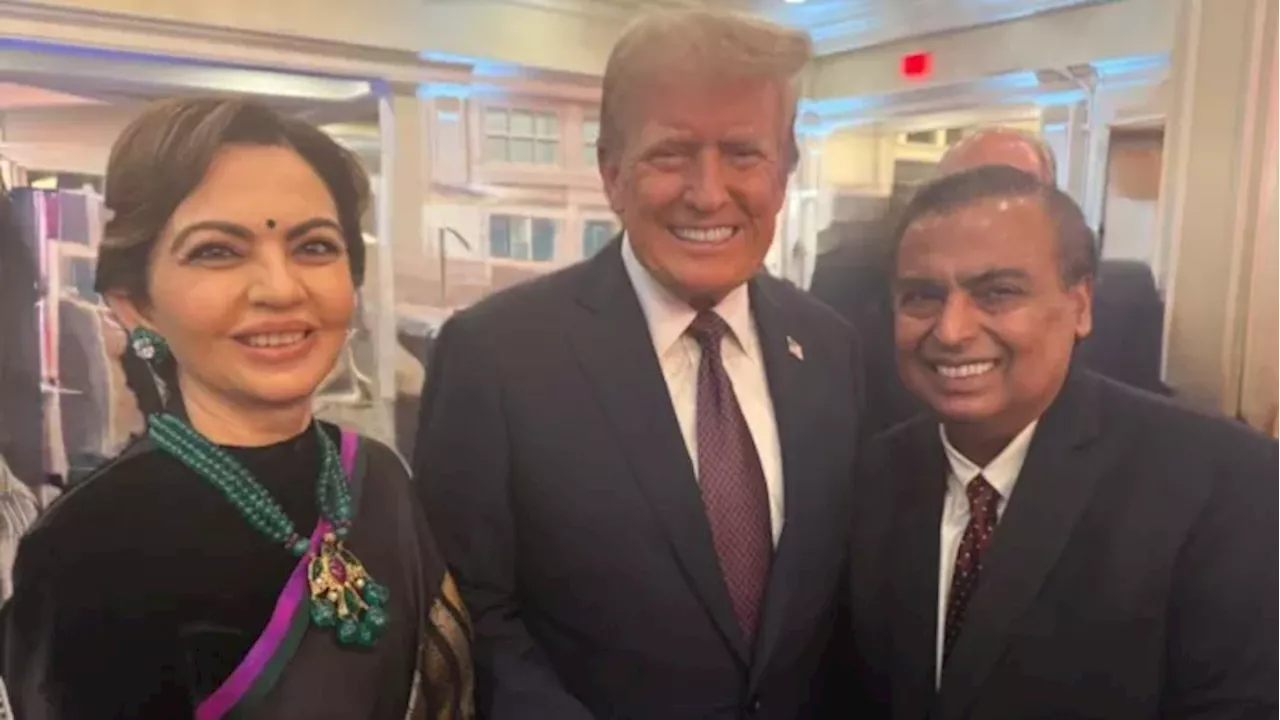 Trump Oath Ceremony: शपथ ग्रहण समारोह से पहले ट्रंप से मिले मुकेश और नीता अंबानी, रात्रिभोज में दिखा भारतीयों का जलवा