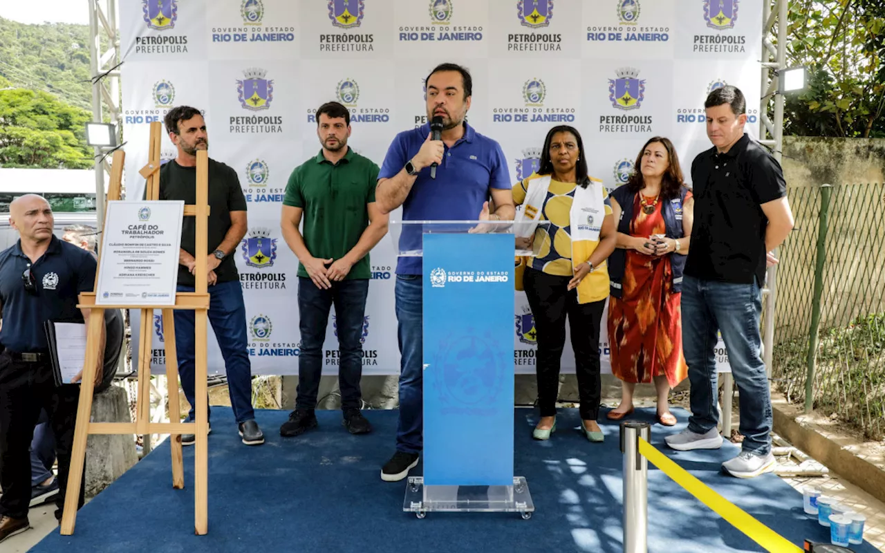 Café do Trabalhador é inaugurado em Petrópolis