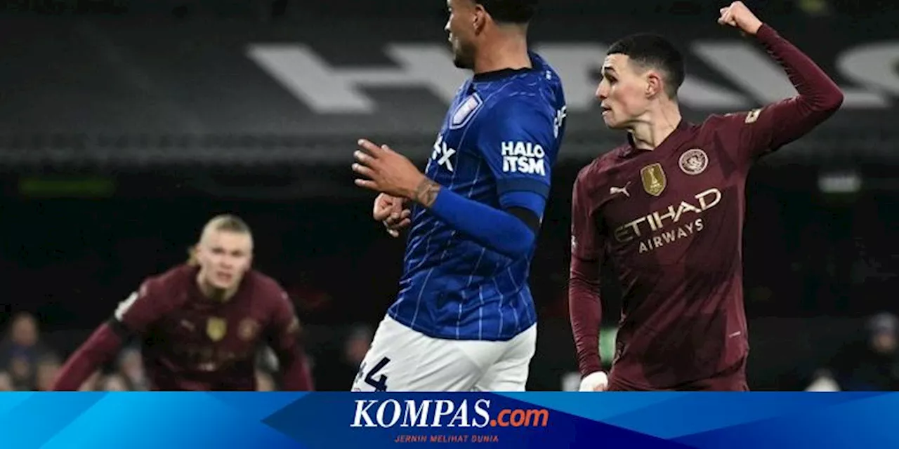 Hasil Ipswich Vs Man City: Foden Gemilang, Haaland Meriahkan Pesta 6 Gol