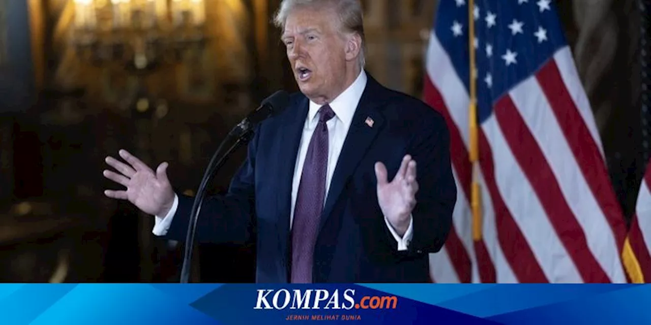 Jelang Pelantikan, Trump Tiba di Washington Disambut Pertunjukan Kembang Api