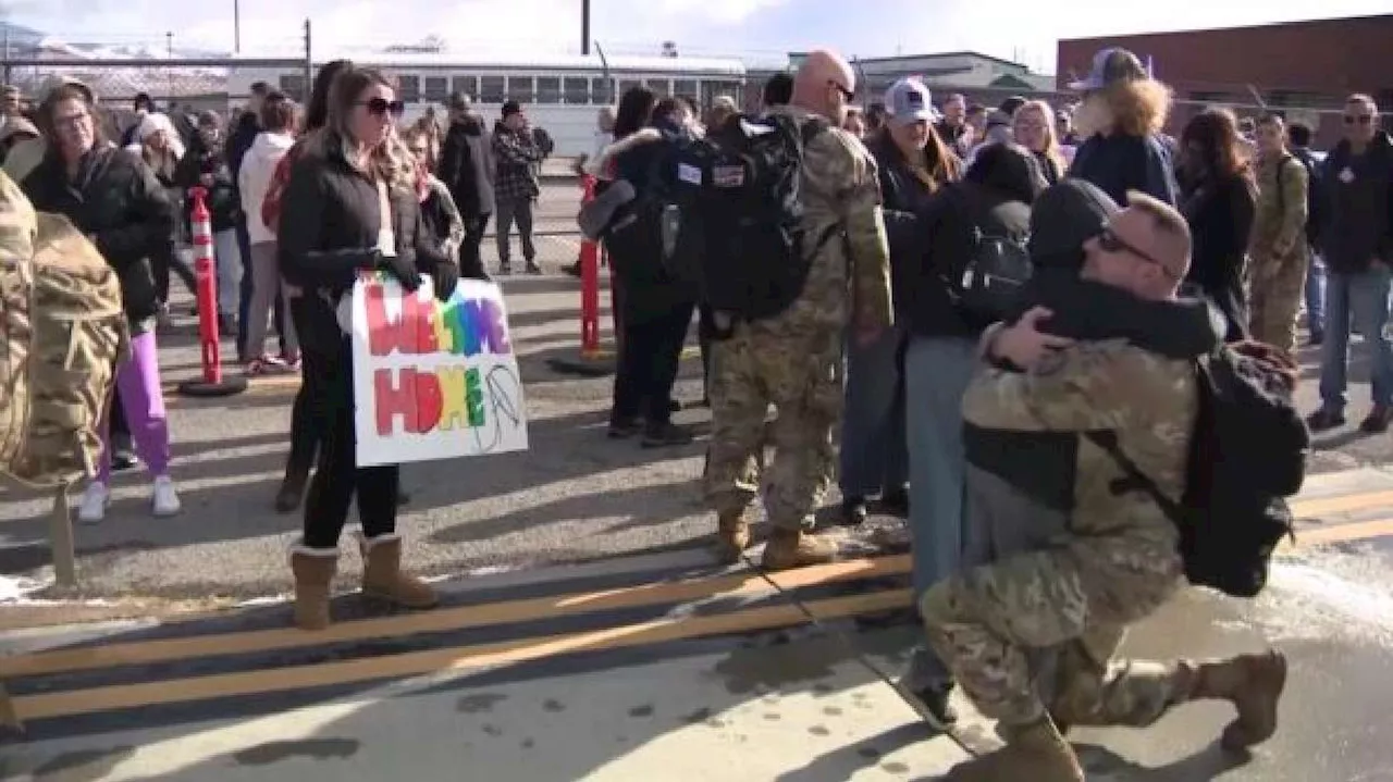 Families welcome home Utah National Guard soldiers after Africa deployment