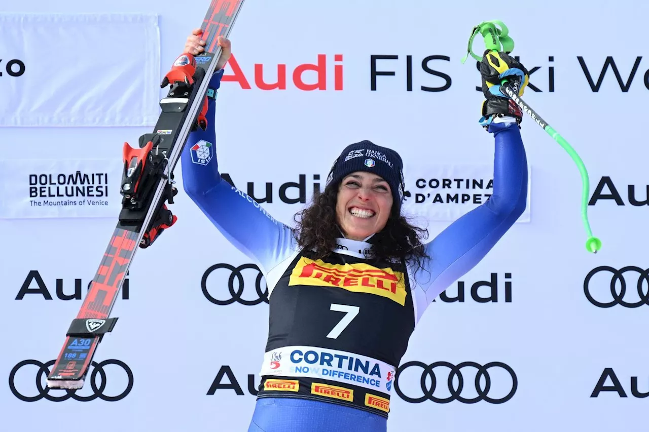 Ski: Brignone en forme olympique à Cortina d'Ampezzo, coup d'arrêt pour Vonn