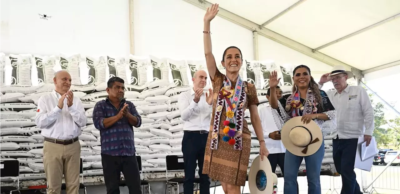 Sheinbaum arranca en Guerrero Programa Nacional de Fertilizantes para el Bienestar