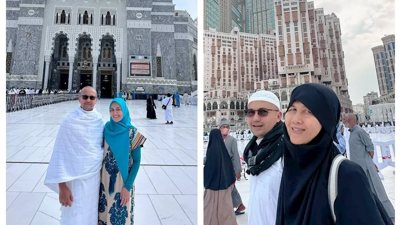 6 Potret Sahrul Gunawan Umrah Bareng Istri dan Mertua, Sempatkan Diri Kunjungi Al Ula