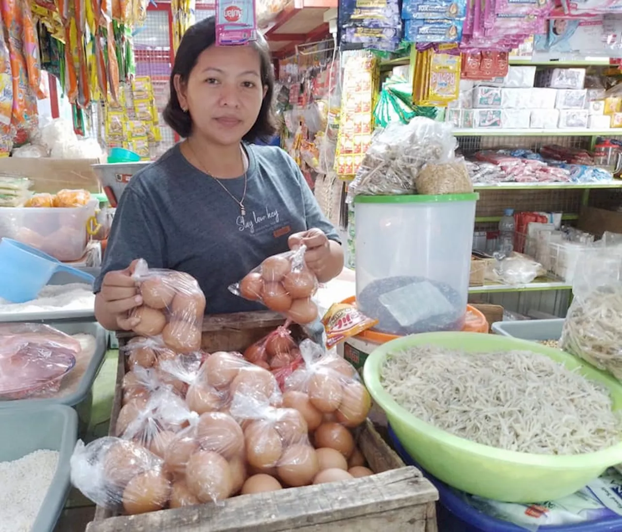 Jelang Tahun Baru China 2025, Harga Bahan Pangan Stabil di Pasar Gedhe Klaten