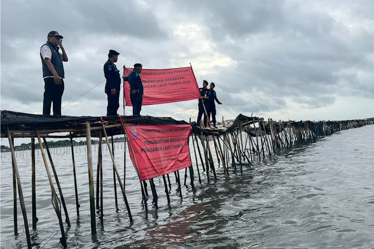 KKP Minta Pembongkaran Pagar Laut Ditunda, TNI AL Pembongkaran Instruksi Presiden