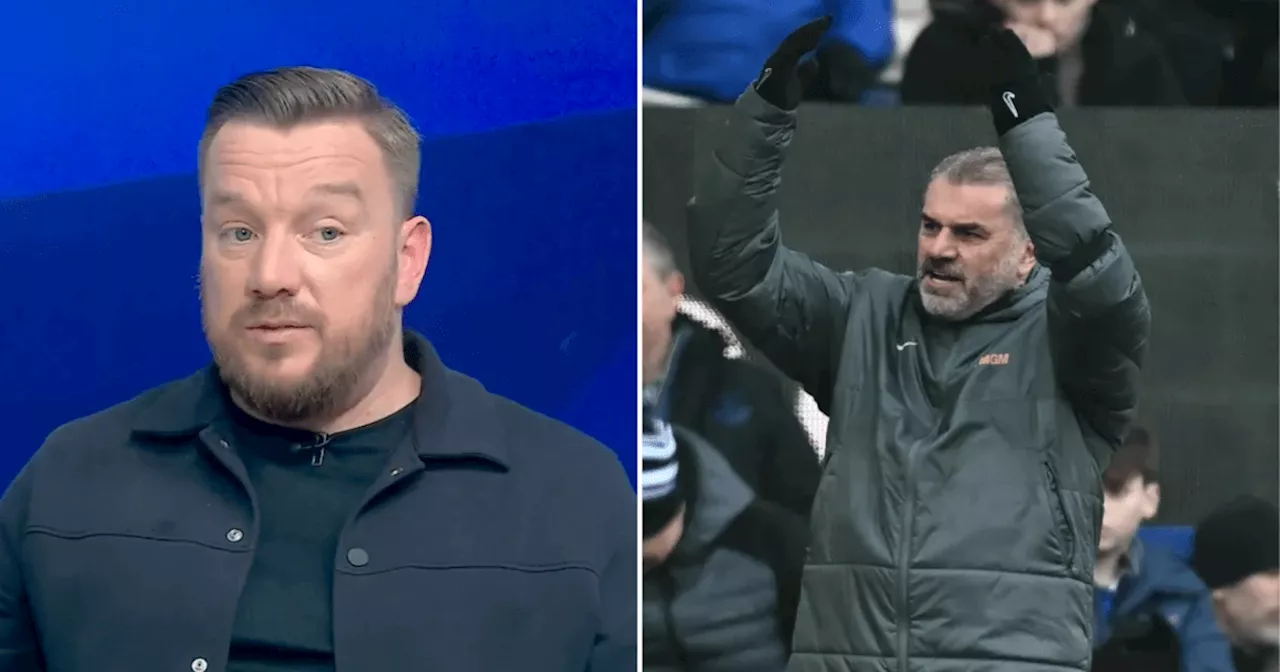 Jamie O'Hara makes prediction over Ange Postecoglou's future as Tottenham slump to Everton defeat