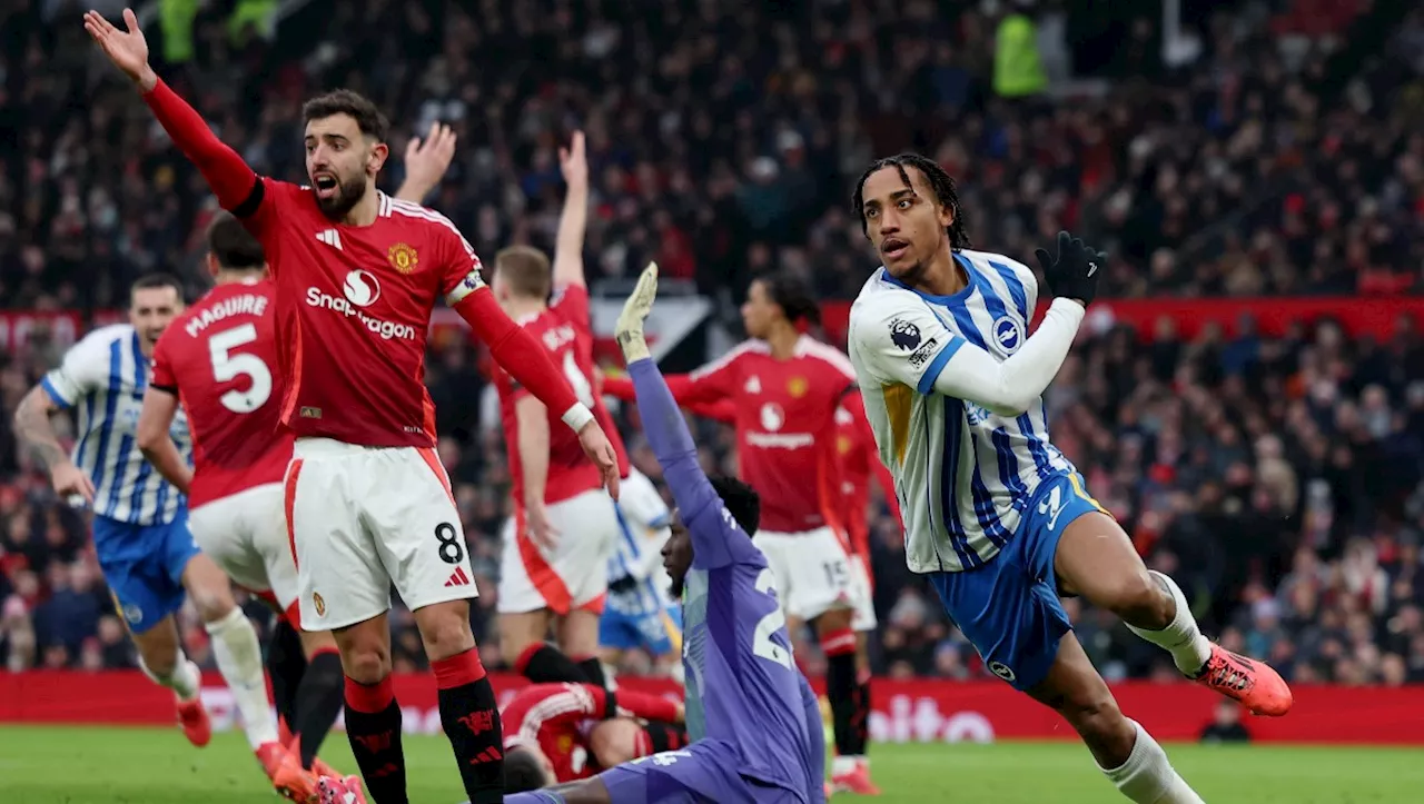 Manchester United recae en su crisis con derrota ante el Brighton en la Premier League