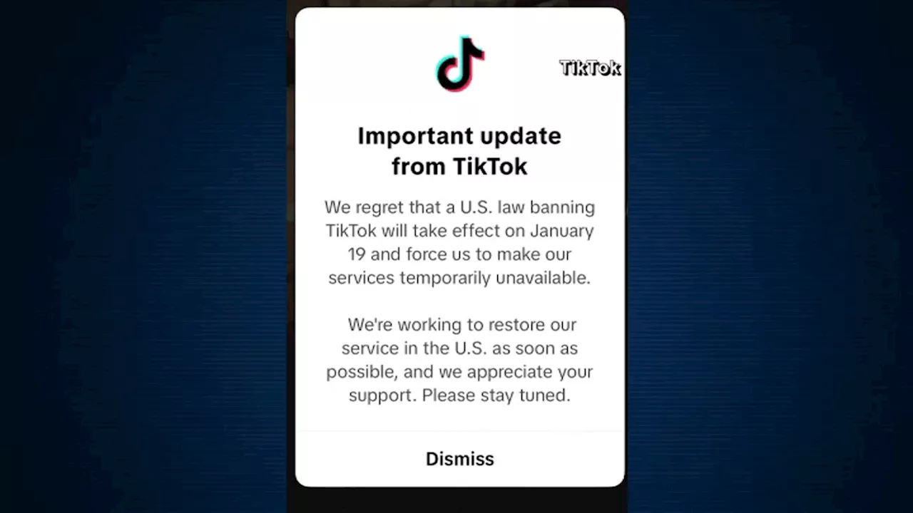 TikTok no longer available for US users ahead of ban