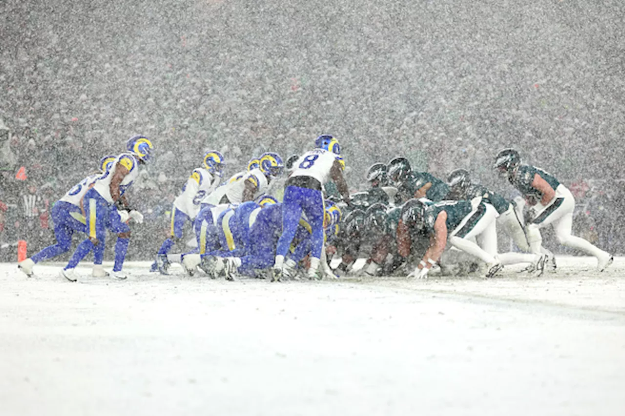 Rams rollercoaster season comes to a dramatic end with 28-22 loss to Eagles in exciting snow-filled game in Philadelphia