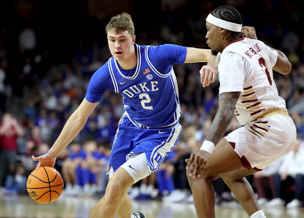 Duke freshman Cooper Flagg returns to New England, gives Maine fans a show against BC​