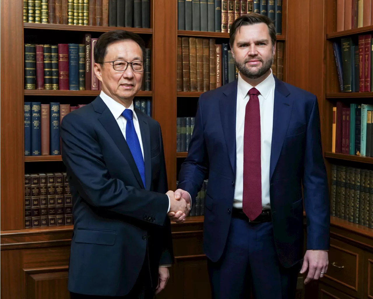 JD Vance Holds Talks With China's Vice President Before Trump Inauguration