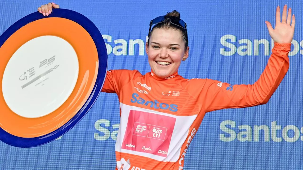 Smulders tweede in slotetappe Tour Down Under, Zwitserse Rüegg eindwinnaar