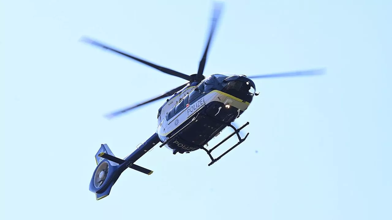 Hessen: Polizei sucht flüchtigen Angreifer mit Hubschrauber