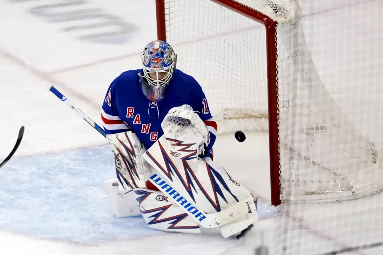 Igor Shesterkin dominates in Rangers' hard-fought shootout win over Blue Jackets