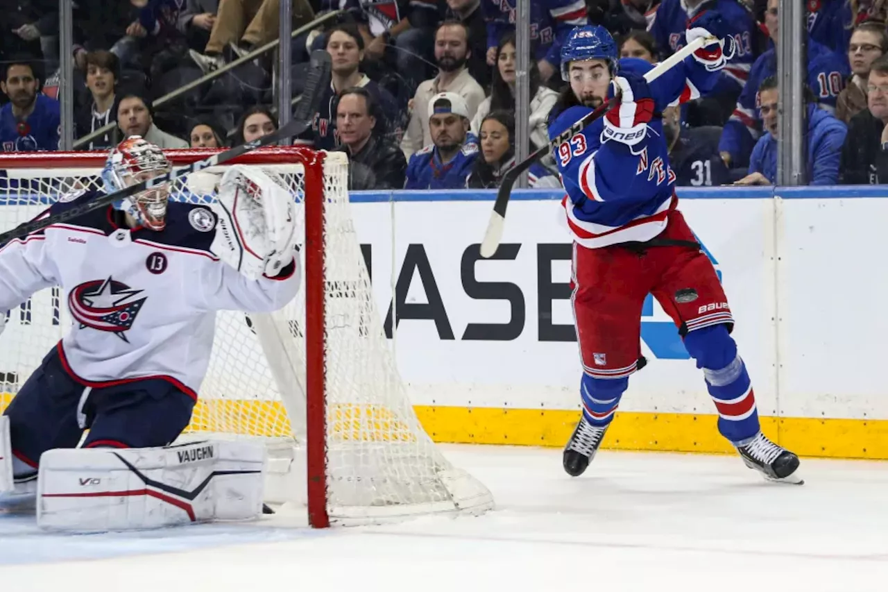 Mika Zibanejad 'energy' display impresses Rangers' Peter Laviolette