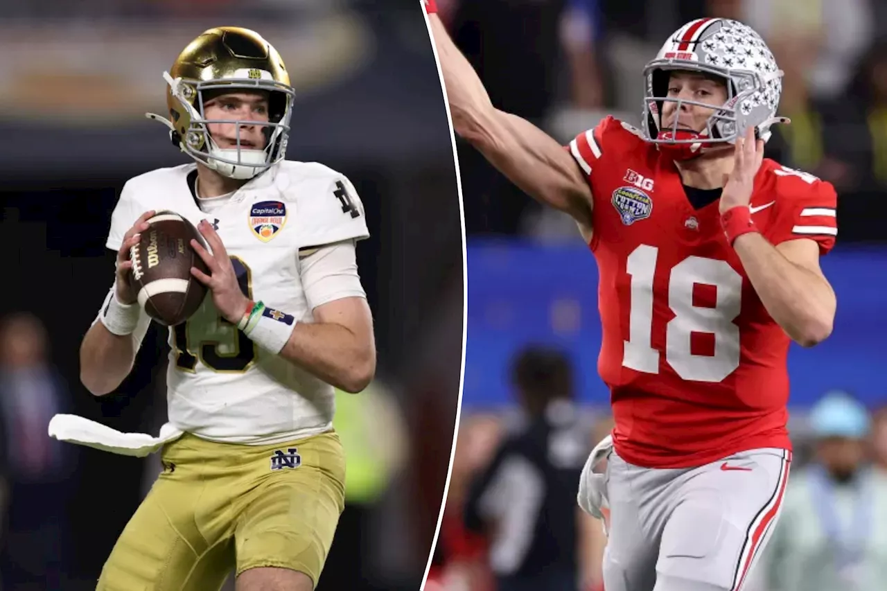 Riley Leonard and Will Howard took eerily similar route to CFP national title game