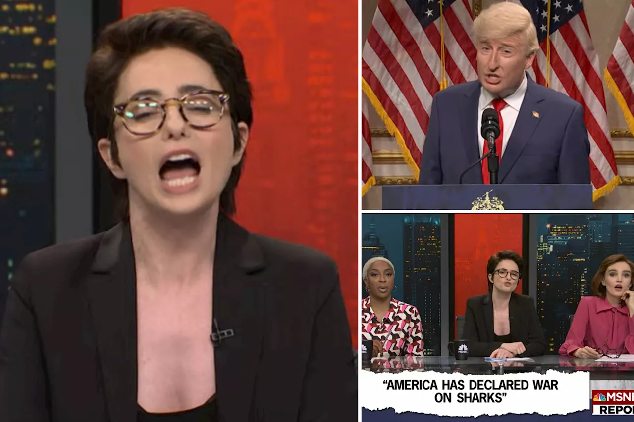 'SNL' skewers MSNBC's Trump obsession in fiery takedown of host Rachel Maddow