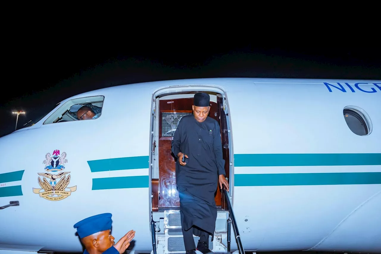 Shettima departs for Davos to attend the 2025 WEF