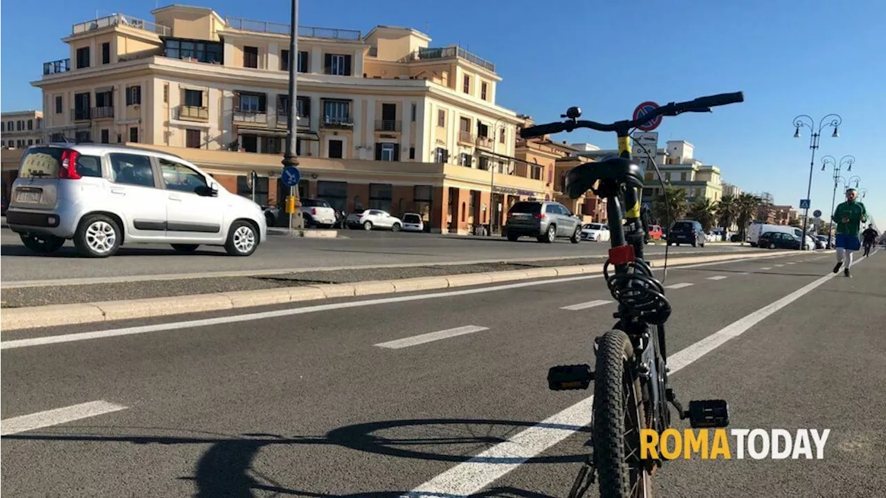 Ostia, al via i lavori sul lungomare: va prolungata la ciclabile