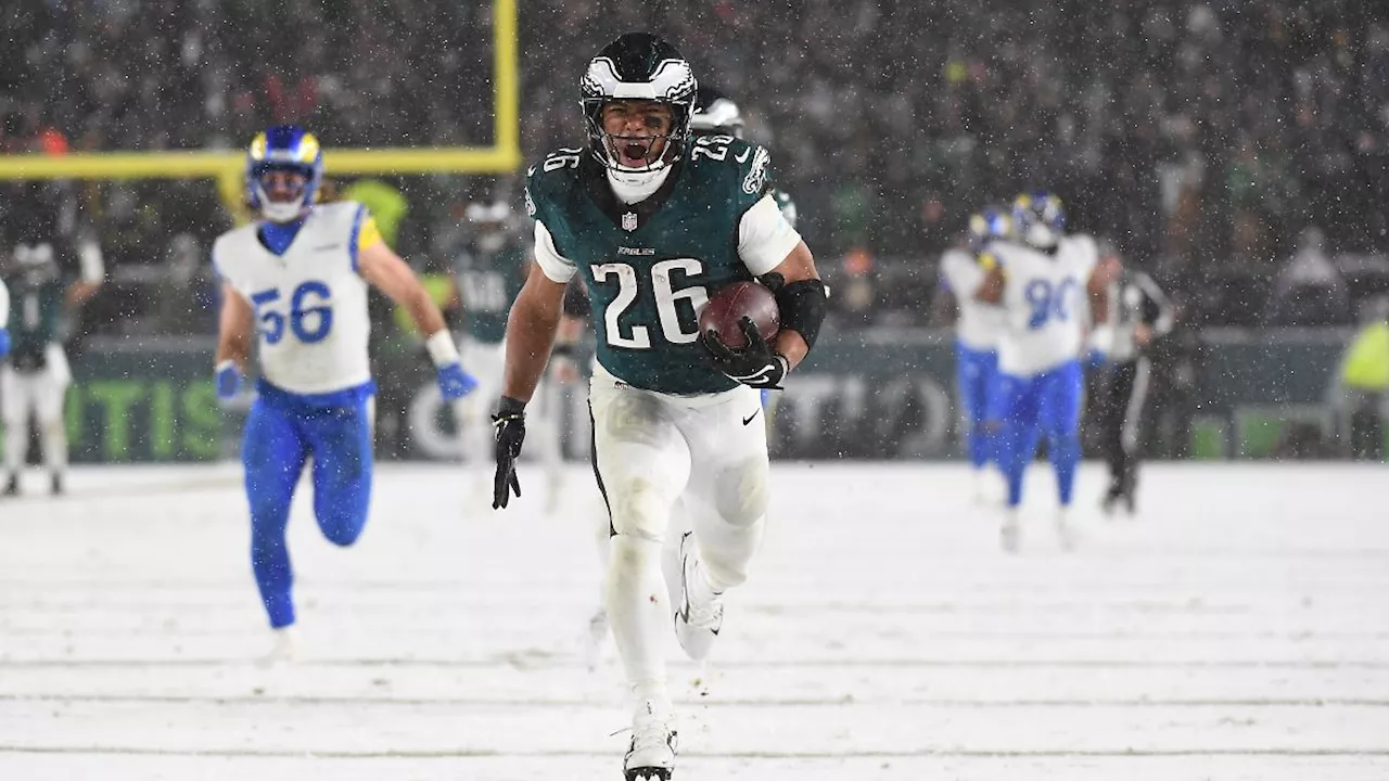 NFL-Schneekrimi in Philadelphia: Eagles zittern sich zum Divisional-Sieg gegen starke Rams