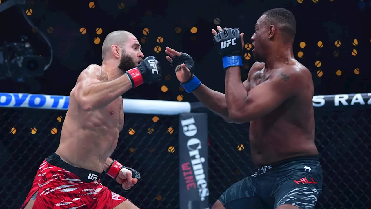 Jiří Procházka Turns Back Clock with Highlight-Reel TKO of Jamahal Hill at UFC 311