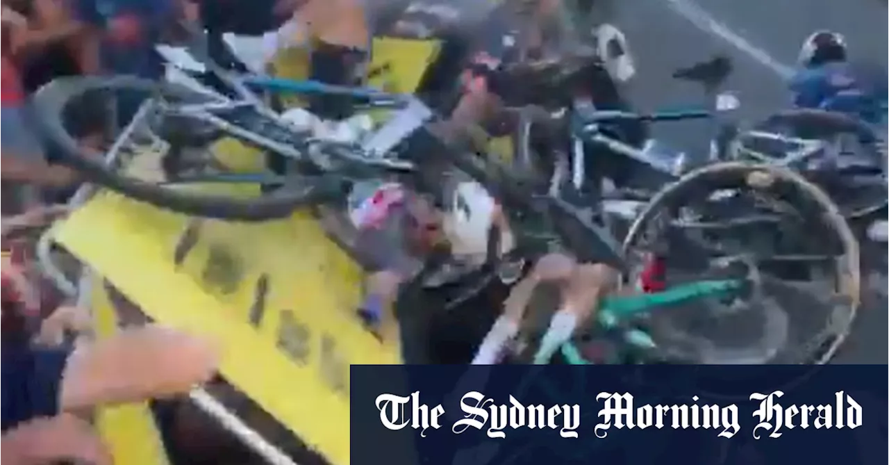 ‘Awful, freak accident’: Spectator remains in hospital after Tour Down Under crash