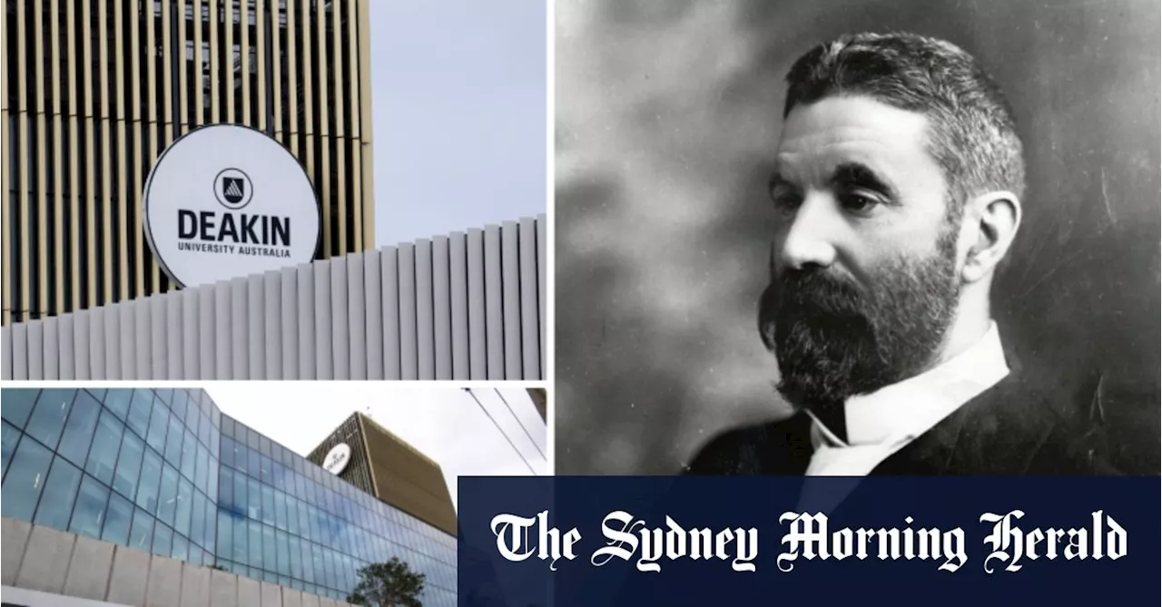 Troubled history remains, but Deakin University will not change its name