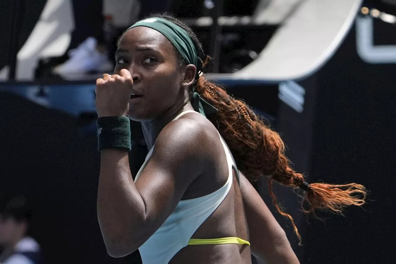 Coco Gauff drops a set but beats Belinda Bencic to reach the Australian Open quarterfinals