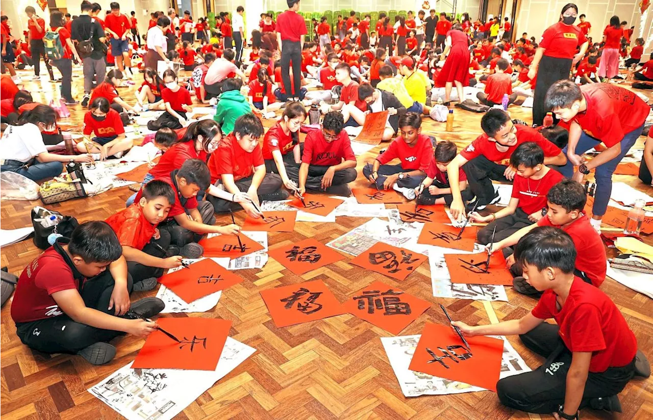 Chinese high school invites neighbours in show of unity