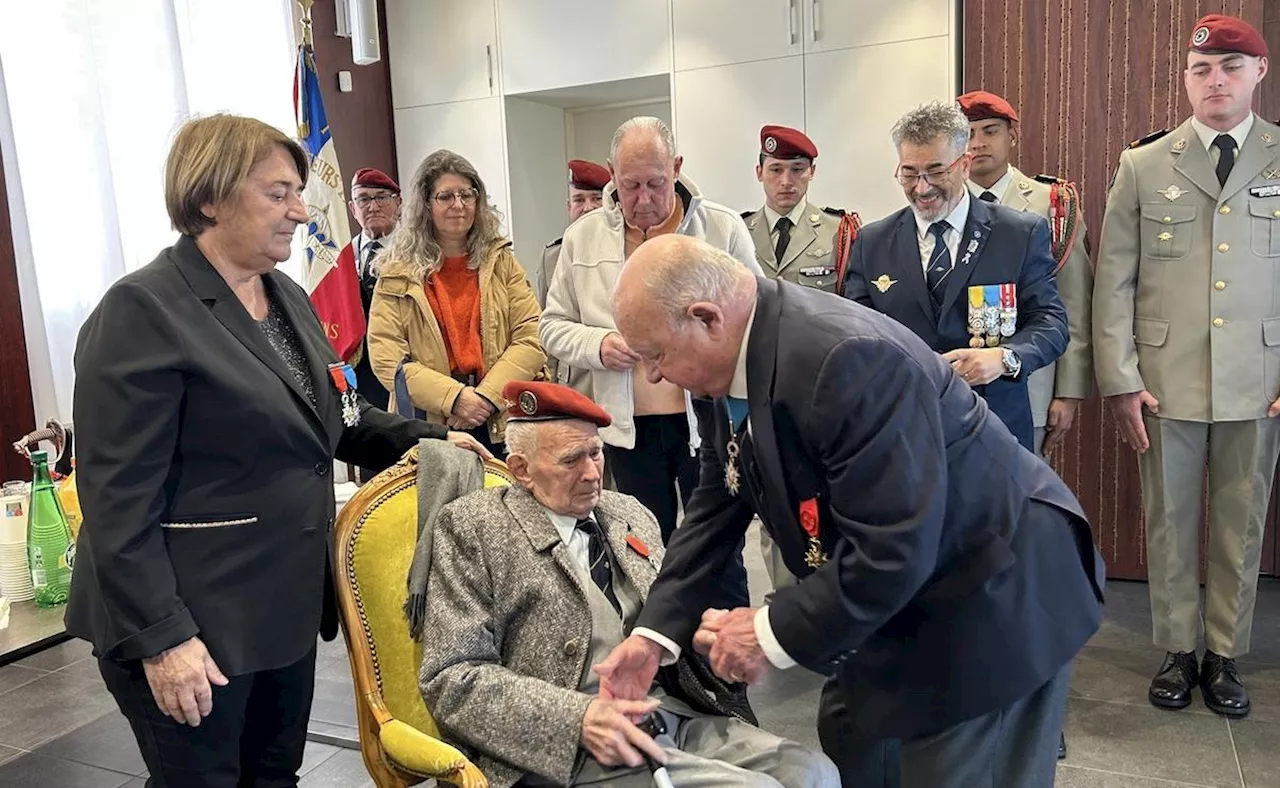 Gujan-Mestras : Fernand Gross, ancien parachutiste des forces françaises libres, fait chevalier de la Légion d’honneur