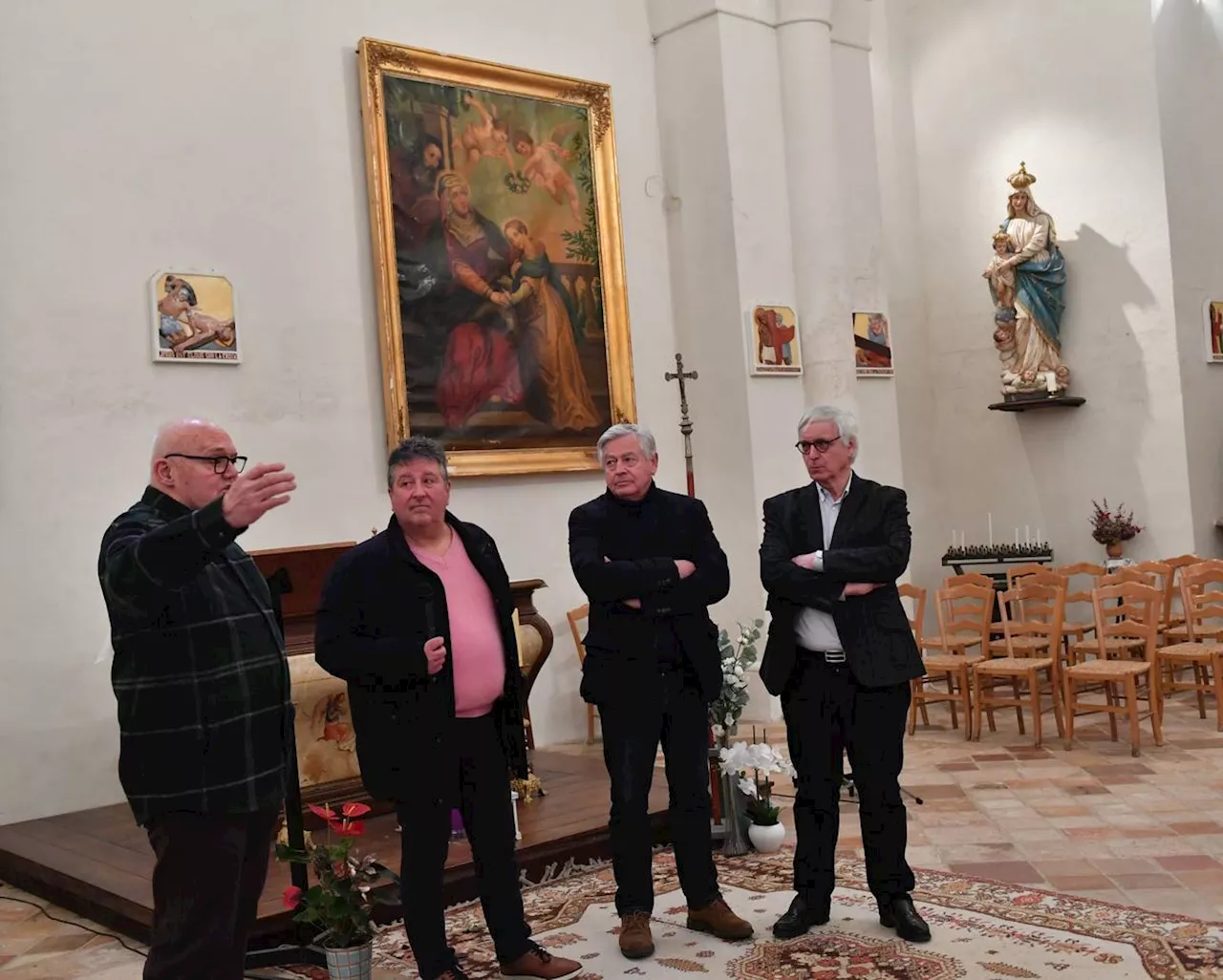 Qui veut sauver les tableaux de l’église romane de ce village de Dordogne ? Un appel aux dons est lancé