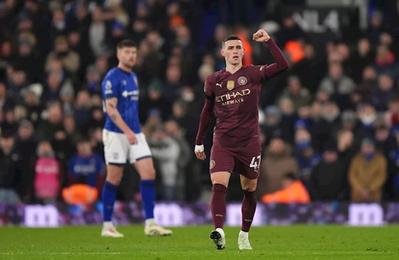 Foden brace lifts six-goal Man City into fourth place