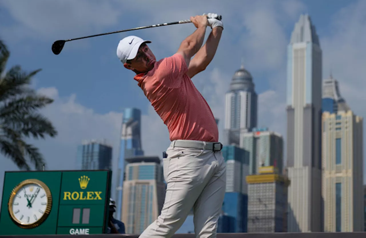 Rory McIlroy's late surge not enough for dramatic victory in Dubai